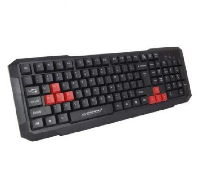 Клавіатура Esperanza EGK102 Red USB (EGK102RUA)