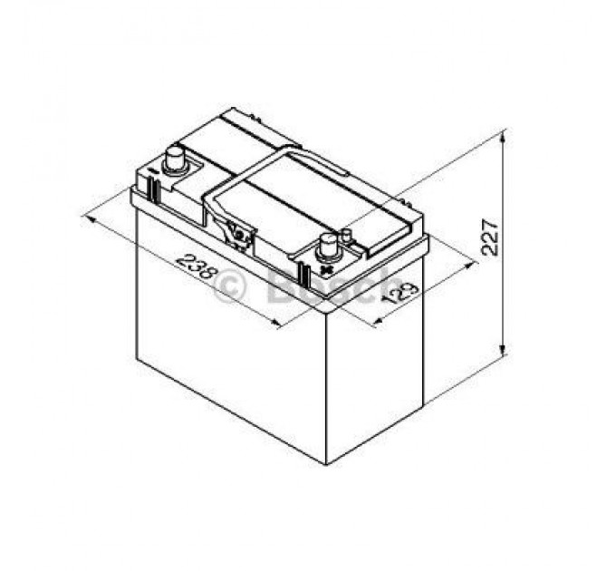 Bosch Акумулятор автомобільний Bosch 45А (0 092 S40 210)