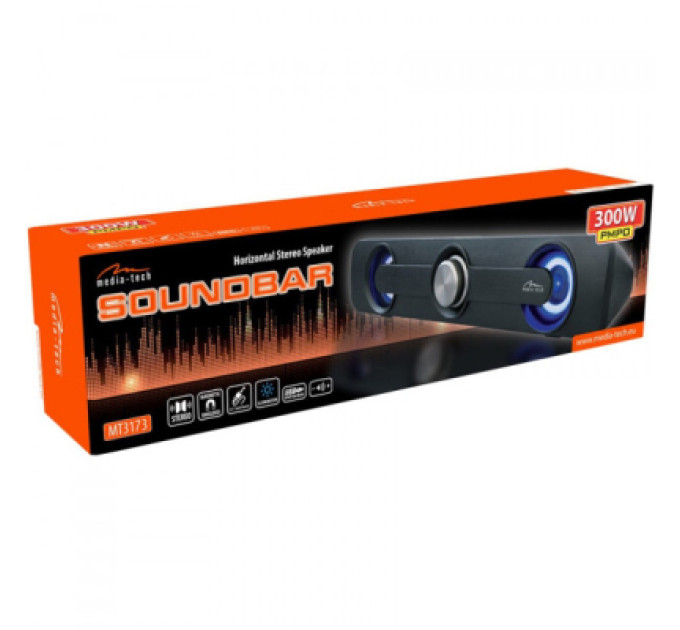 Media-Tech Акустична система Media-Tech 5W Black (MT3173)