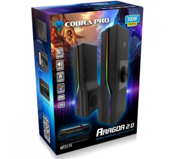 Media-Tech Акустична система Media-Tech Aragor RGB Light Black (MT3175)
