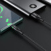 HOCO Дата кабель USB 2.0 AM to USB-C 1.2m 3A nylon aluminum with light indicator U93 black HOCO (6931474732170)