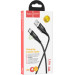 HOCO Дата кабель USB 2.0 AM to USB-C 1.2m 3A nylon aluminum with light indicator U93 black HOCO (6931474732170)