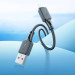 HOCO Дата кабель USB 2.0 AM to Micro 5P 1.0m Assistant silicone X101 black HOCO (6942007604055)