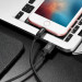 HOCO Дата кабель USB 2.0 AM to Lightning 1.0m 2A nylon X14 black HOCO (6957531062820)