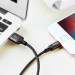 HOCO Дата кабель USB 2.0 AM to Lightning 1.0m 2A nylon X14 black HOCO (6957531062820)