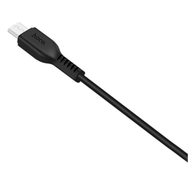 HOCO Дата кабель USB 2.0 AM to Micro 5P 2.0m 2A PVC X20 black HOCO (6957531068884)