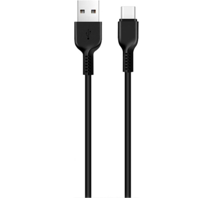 HOCO Дата кабель USB 2.0 AM to USB-C 1.0m 3A PVC X20 black HOCO (6957531068846)