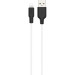 HOCO Дата кабель USB 2.0 AM to Lightning 1.0m 2.4A silicone X21 black+white HOCO (6931474711816)