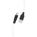 HOCO Дата кабель USB 2.0 AM to Lightning 2.0m 2.4A silicone X21 black+white HOCO (6931474713780)