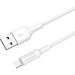 HOCO Дата кабель USB 2.0 AM to Micro 5P 1.0m 2A PVC X25 white HOCO (6957531080138)