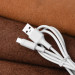 HOCO Дата кабель USB 2.0 AM to Micro 5P 1.0m 2A PVC X25 white HOCO (6957531080138)