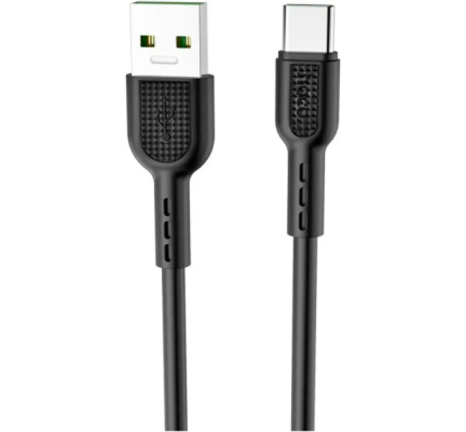 HOCO Дата кабель USB-C to USB-C 1.0m 5A Surge charging X33 black HOCO (6931474706119)