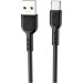 HOCO Дата кабель USB-C to USB-C 1.0m 5A Surge charging X33 black HOCO (6931474706119)