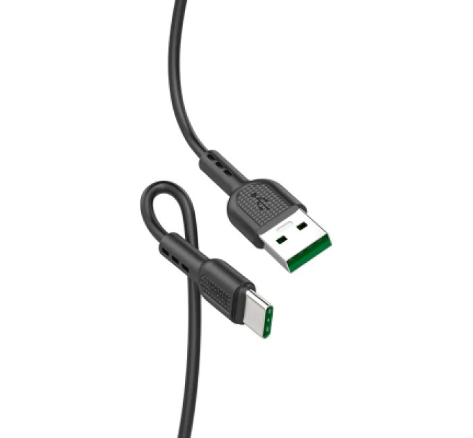 HOCO Дата кабель USB-C to USB-C 1.0m 5A Surge charging X33 black HOCO (6931474706119)