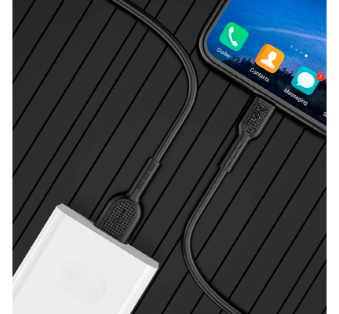 HOCO Дата кабель USB-C to USB-C 1.0m 5A Surge charging X33 black HOCO (6931474706119)