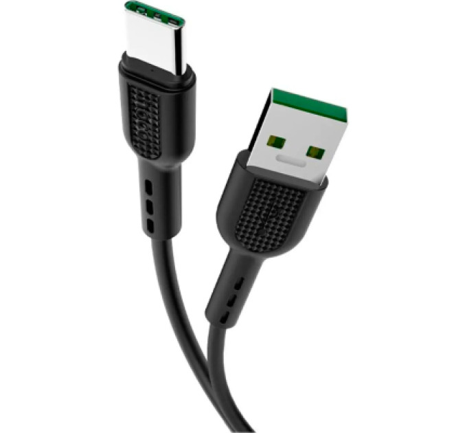 HOCO Дата кабель USB-C to USB-C 1.0m 5A Surge charging X33 black HOCO (6931474706119)