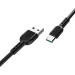 HOCO Дата кабель USB-C to USB-C 1.0m 5A Surge charging X33 black HOCO (6931474706119)