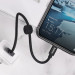 HOCO Дата кабель USB 2.0 AM to USB-C 0.25m 3A nylon X35 black HOCO (6931474707451)