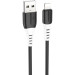 HOCO Дата кабель USB 2.0 AM to Lightning 1.0m 2.4A silicone X82 black HOCO (6931474768537)