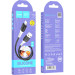 HOCO Дата кабель USB 2.0 AM to Lightning 1.0m 2.4A silicone X82 black HOCO (6931474768537)