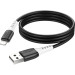 HOCO Дата кабель USB 2.0 AM to Lightning 1.0m 2.4A silicone X82 black HOCO (6931474768537)