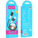 HOCO Дата кабель USB 2.0 AM to Micro 5P 1.0m 2.4A silicone X82 black HOCO (6931474768551)