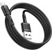 HOCO Дата кабель USB 2.0 AM to Micro 5P 1.0m 2.4A PVC X83 black HOCO (6931474770882)