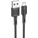 HOCO Дата кабель USB 2.0 AM to Micro 5P 1.0m 2.4A PVC X83 black HOCO (6931474770882)
