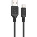 HOCO Дата кабель USB-C to USB-C 1.0m Cool silicone X90 black HOCO (6931474788443)