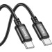 HOCO Дата кабель USB-C to USB-C 3.0m Radiance 60W X91 black HOCO (6931474788733)