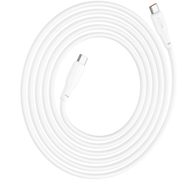 HOCO Дата кабель USB-C to USB-C 2.0m 100W TPE X93 white HOCO (6931474790729)