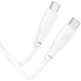 HOCO Дата кабель USB-C to USB-C 2.0m 100W TPE X93 white HOCO (6931474790729)