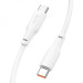 HOCO Дата кабель USB-C to USB-C 2.0m 100W TPE X93 white HOCO (6931474790729)