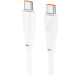 HOCO Дата кабель USB-C to USB-C 2.0m 100W TPE X93 white HOCO (6931474790729)