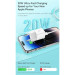 Baseus Зарядний пристрій Baseus GaN5 Fast Charger USB-C 20W white (CCGN050102)