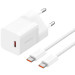 Baseus Зарядний пристрій Baseus GaN5 Fast Charger USB-C 30W + Cable 1.0m Type-C 100W white (P10110902213-00)
