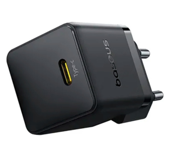 Baseus Зарядний пристрій Baseus Palm Fast Charger 1C 30W + Cable 1.0m Type-C 60W black (P10111605113-01)