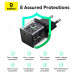 Baseus Зарядний пристрій Baseus Palm Fast Charger 1C 30W + Cable 1.0m Type-C 60W black (P10111605113-01)