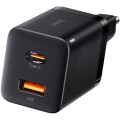 Baseus Зарядний пристрій Baseus Super Si Pro Quick Charger C+U 30W black (CCSUPP-E01)