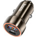 HOCO Зарядний пристрій HOCO HOCO Z46A Blue whale USB-C PD20W + USB QC3.0 Metal Gray (6931474770332)