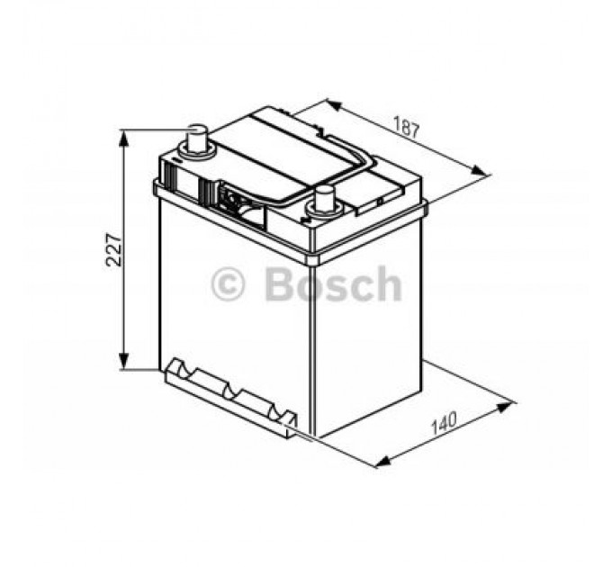Bosch Акумулятор автомобільний Bosch 40А (0 092 S40 300)