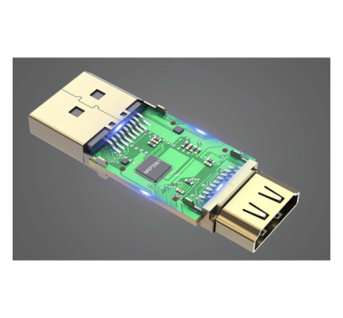 Vention Перехідник DP Male to HDMI Female black Vention (HBKB0)