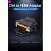Vention Перехідник DVI(24+1) Male to HDMI Female black Vention (ECDB0)