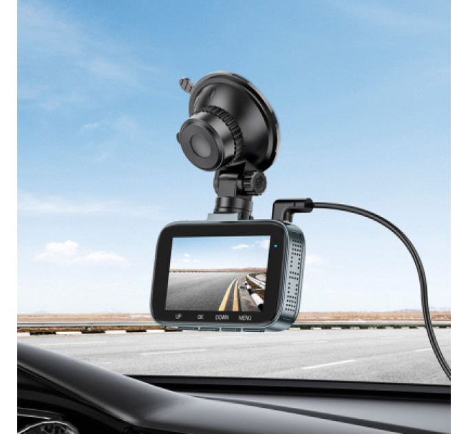 HOCO Відеореєстратор HOCO DV5 Driving recorder with 3-inch display (6942007619738)