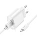 HOCO Зарядний пристрій HOCO C109A Fighter USB QC3.0 + cable Micro 5P White (6931474784827)