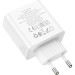 HOCO Зарядний пристрій HOCO C113A Awesome 1xUSB-C PD65W + 1xUSB QC3.0 White (6931474790910)