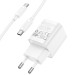 HOCO Зарядний пристрій HOCO C146A Charm USB-C PD20W + cable USB-C to USB-C White (6942007630269)