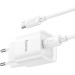 HOCO Зарядний пристрій HOCO C146A Charm USB-C PD20W + cable USB-C to USB-C White (6942007630269)