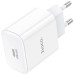 HOCO Зарядний пристрій HOCO C76A Pro Majestic USB-C PD30W White (6942007616300)