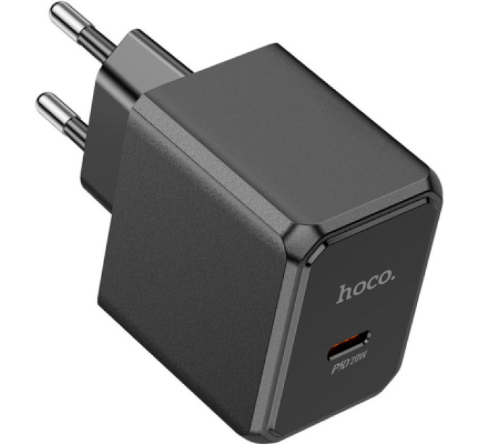 HOCO Зарядний пристрій HOCO CS13A Ocean USB-C PD20W Black (6942007603805)